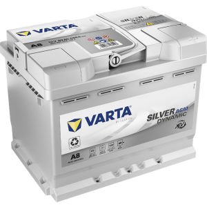 Varta Silver Dynamic AGM A8 12 Volt 60 Amper Start Stop Plus Akü